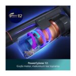 Philips XC8053/01 8000 Serisi Aqua Plus Kablosuz Dik Süpürge, 80 dk'ya Kadar Çalışma Süresi, PrecisionPower Başlık, Aqua Plus Başlık, - Görsel 5