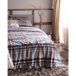 Madame Coco Boussy Çift Kişilik  Pamuk Flanel Nevresim Takımı - Lacivert - Görsel 2