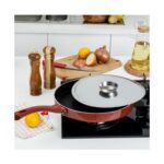 Taç Balık Tavası 34 cm Kırmızı Teflon Kaplama ile Pratik Pişirme 1 Adet - Görsel 2