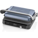 Arzum Ar2041 Deluxe Tost ve Izgara Makinesi 1800 W Çift Taraflı Sökülebilir Döküm Plaka 6 Dilim Mavi - Görsel 2
