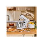 Karaca Multichef Ultra 2000W 7 Litre Stand Mikser Porcelain White (Kıyma Çekme/sucuk-Sosis/içli Köfte Aparatlı)