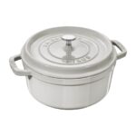 Staub Döküm Tencere Yuvarlak 28 cm Trüf Beyazı - Görsel 2