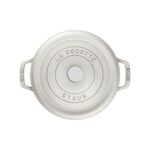 Staub Döküm Tencere Yuvarlak 28 cm Trüf Beyazı - Görsel 4