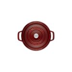 Staub La Cocotte Döküm Tencere Yuvarlak 28 cm Bordo - Görsel 2