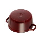 Staub La Cocotte Döküm Tencere Yuvarlak 28 cm Bordo - Görsel 5