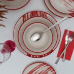 Arna Porselen Carmen 18 Parça 6 Kişilik Yemek Takımı Desenli - Görsel 2