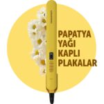 Grundig HS 7033 Botanika Papatya Yağı Kaplı Plakalı İyonik Saç Düzleştirici