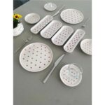 Venüs Home Love 2 Kişilik 10 Parça Kırmızı Kalp Model Kahvaltı Takımı - Görsel 3