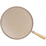 Thermoad | Gözleme Tavası | 36 cm Ahşap Saplı | Vizon - Görsel 2