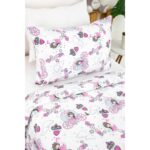 Favora Pink Glow Tek Kişilik Nevresim Seti - Pembe - Beyaz - Görsel 3