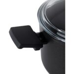 Madame Coco Titanium Profesional Derin Tencere - Siyah - 18 cm - Görsel 2