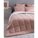 Madame Coco Bobigny Çift Kişilik Pamuklu Supersoft Comforter Set - Pudra - Görsel 3