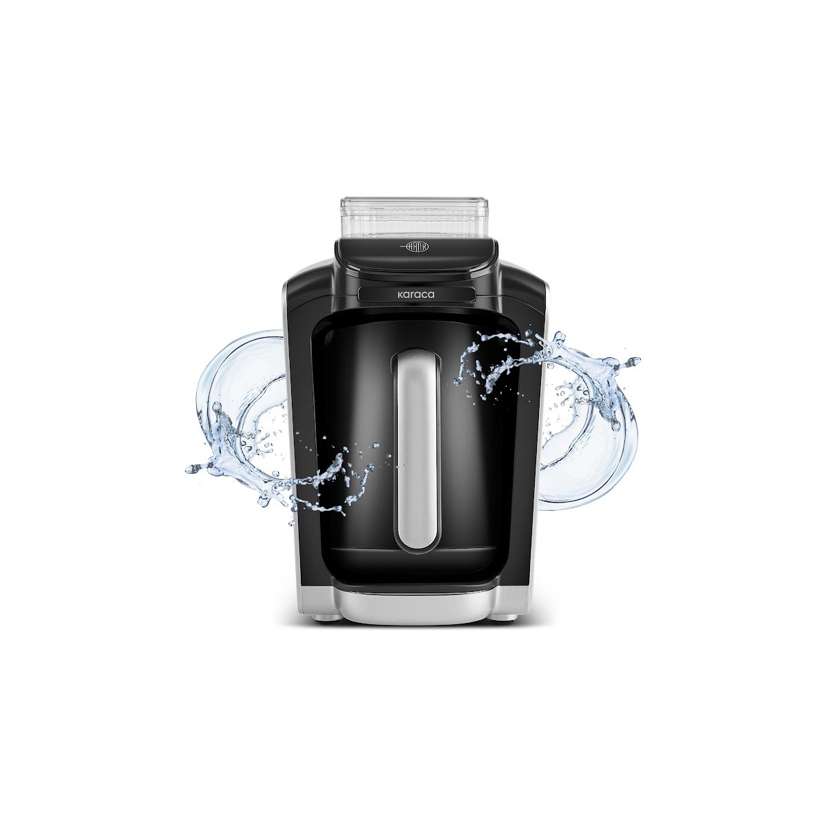 110000868632959.jpg Karaca Hatır Otomatik Su Alma Hazneli Türk Kahve Makinesi Cool Gray - Görsel 1