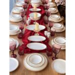 Rossev Yemek Takımı Eser-I Gold 88 Parça 12 Kişilik