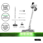 Icotech F30 Max 33KPA Greeneye Lazer Teknoloji Şarjlı Dikey Süpürge