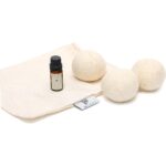 Missi 3 Adet Yün Çamaşır Kurutma Topu + 10ML Hanımeli Esansı