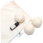 Missi 3 Adet Yün Çamaşır Kurutma Topu + 10ML Hanımeli Esansı - Görsel 2