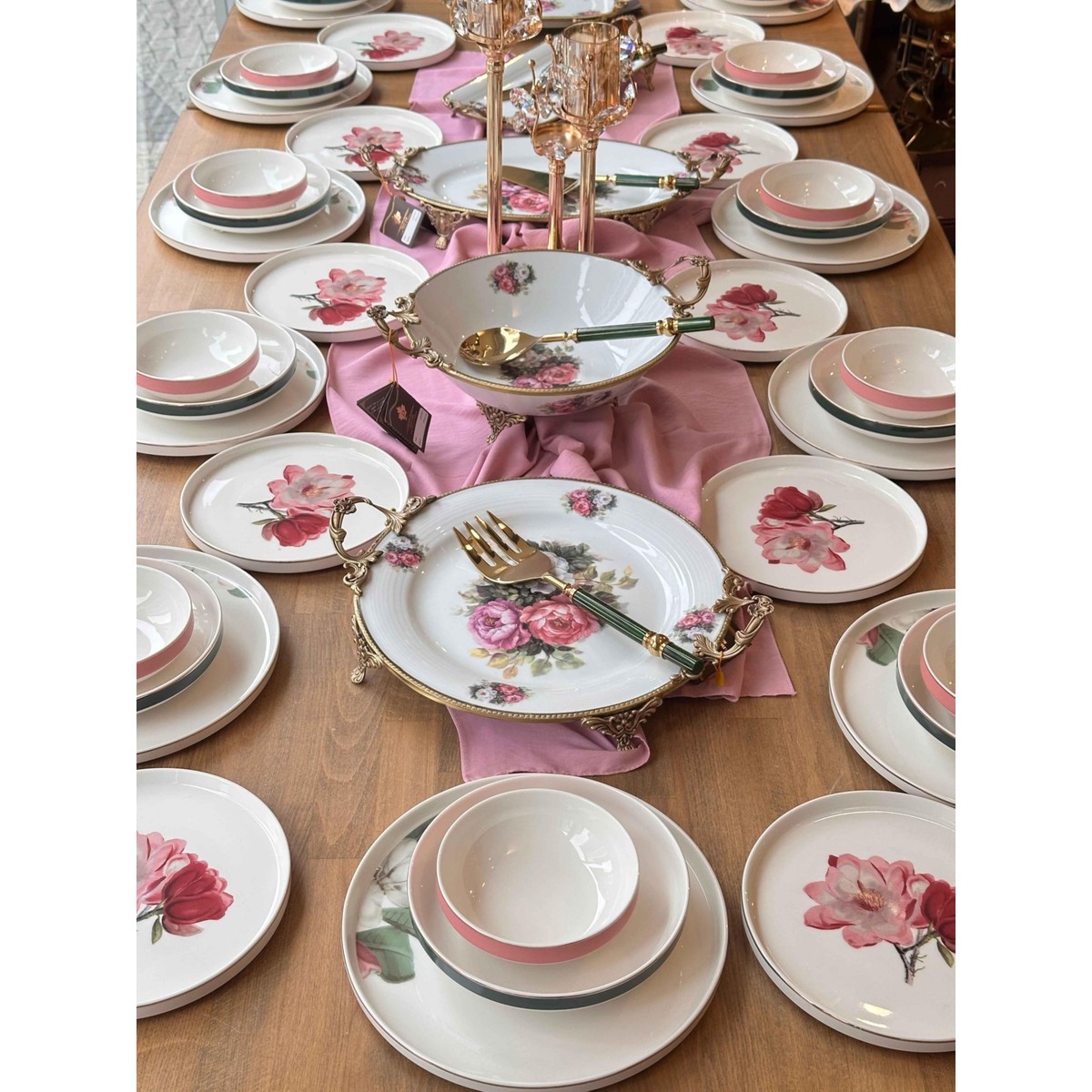 110000871233885.jpg Rossev Yemek Takımı Nancy 58 Parça 12 Kişilik - Görsel 1