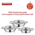 Kahramanlar 18/10 Paslanmaz Çelik Yumurta Sahanı 16-20 cm – İndüksiyon Tabanlı, Dayanıklı ve Eşit Isı Dağılımı Sağlayan - Görsel 4