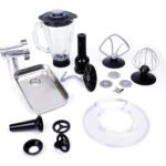 Yui M120 Multi-Fonksiyonel 3'ü Bir Arada Stand Mikser Kıyma Setli ve Blender Özellikli Gri/rosegold - Görsel 4