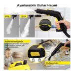 Robx S608 Yeni Nesil Çok Fonksiyonel 28 Adet Aksesuar 5 Metre Kablolu Buharlı Temizlik Makinesi - Görsel 4