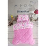 Formeya Tek Kişilik Lastikli Çarşaflı Prenses Desenli Çift Taraflı Wellsoft Uyku Seti - Görsel 2