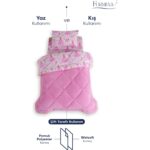 Formeya Tek Kişilik Lastikli Çarşaflı Prenses Desenli Çift Taraflı Wellsoft Uyku Seti - Görsel 4