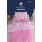 Formeya Tek Kişilik Lastikli Çarşaflı Prenses Desenli Çift Taraflı Wellsoft Uyku Seti - Görsel 5