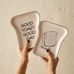 Bella Maison Toast Seramik 8 Parça 2 Kişilik Kahvaltı Takımı Siyah - Görsel 3