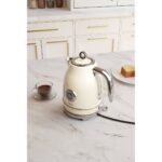 Fressi FR-KT05 Vintheat 1,7l Isı Göstergeli Retro Krem Kettle Kablosuz Su Isıtıcısı - Görsel 2