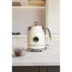 Fressi FR-KT05 Vintheat 1,7l Isı Göstergeli Retro Krem Kettle Kablosuz Su Isıtıcısı - Görsel 3