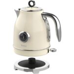 Fressi FR-KT05 Vintheat 1,7l Isı Göstergeli Retro Krem Kettle Kablosuz Su Isıtıcısı - Görsel 5