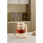 Fressi FR-KT04 1,6l 800W Dijital Göstergeli Elektrikli Cam Su Isıtıcısı Kettle Bitki Çayı Makinesi - Görsel 2