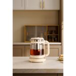 Fressi FR-KT04 1,6l 800W Dijital Göstergeli Elektrikli Cam Su Isıtıcısı Kettle Bitki Çayı Makinesi - Görsel 4