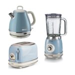 Ariete Vintage Kahvaltı Seti Su Isıtıcı Kettle + Smoothie Cam Blender + Ekmek Kızartma Makinesi Seti Mavi