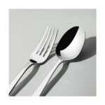 Nehir Deniz Sade 12 Kişilik 60 Parça Kutulu Çatal Kaşık Takımı - Görsel 3