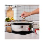 Karaca Plasma Steel 3ply Karnıyarık Tencere 28 cm - Görsel 4