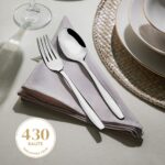 Nehir Sahra Sade 84 Parça Kutulu Çatal Kaşık Bıçak Takımı - Görsel 4