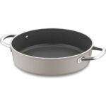 Jumbo Swiss Crystal Bej Basık Tencere 26 cm - Görsel 3