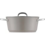 Jumbo Swis Crystal Bej Derin Tencere 24 cm - Görsel 2