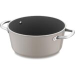 Jumbo Swis Crystal Bej Derin Tencere 24 cm - Görsel 3