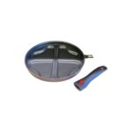 Bayev Romantik Kalpli Krep Pankek ve Omlet Tavası 24CM 4 Gözlü - Görsel 2