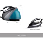 Homend Jetsteam 1166H Buhar Kazanlı Ütü Mavi Siyah - Görsel 4