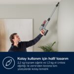 Electrolux EP71AB14UG Animal 700 Serisi Çok Hafif(2.2 Kg) ve Güçlü Dikey Şarjlı Süpürge- 10 Yıl Motor Garantili - Görsel 3