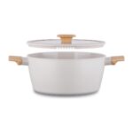 Korkmaz Seravita 7 Parça Derin Tencere Seti Alüminyum Granit Kaplama 20-24-26 cm İndüksiyon ve Fırın Kullanımına Uygun - Görsel 4