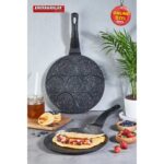 Kahramanlar Helegra 26 cm Döküm Krep ve Pankek Tava Seti Yapışmaz Taban Eşit Isı Dağılımı