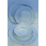 Porland Porselen 24 Parça 6 Kişilik Yemek Takımı-Yaldızlı - Görsel 2