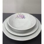 Porland Porselen Buket 18 Parça 6 Kişilik Yemek Takımı