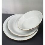 Porland Porselen Altın Yaldız 18 Parça 6 Kişilik Yemek Takımı - Görsel 3