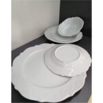 Porland Porselen Queen 24 Parça 6 Kişilik Yemek Takımı -Sade - Görsel 2